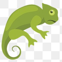 Chameleon png illustration, transparent background. Free public domain CC0 image.