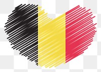Germany heart png sticker, transparent background. Free public domain CC0 image.