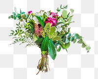 PNG flower bouquet, collage element, transparent background