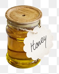 PNG Organic honey, collage element, transparent background
