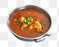 PNG Chicken masala spicy curry, collage element, transparent background