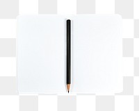 Pencil png stationery sticker, transparent background