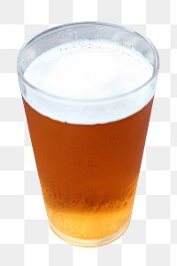 Beer pint png, transparent background