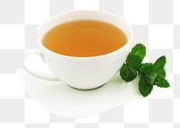 Cup of tea png, transparent background