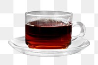 Hot tea cup png, transparent background