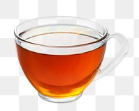 Hot tea cup png, transparent background