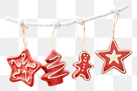 Christmas decoration png sticker, transparent background