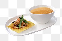 Chinese fried dumpling png, transparent background