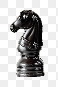 Horse chess piece png sticker, transparent background