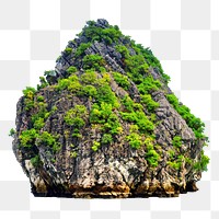 Small island png sticker, transparent background