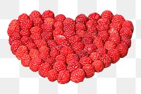 Raspberry fruit png sticker, transparent background