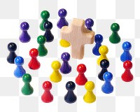 Board game pieces png sticker, transparent background