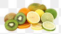 Sour fruits png sticker, transparent background