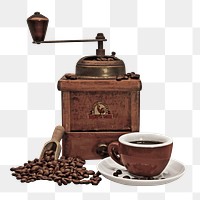 Espresso shot coffee png, transparent background