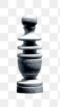 Pond chess piece png sticker, transparent background