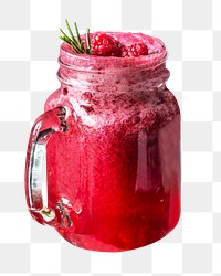 Png mixed berry smoothie  sticker, transparent background