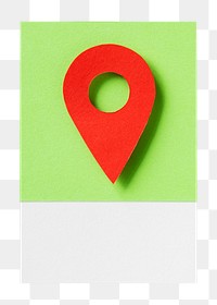 PNG Map location marker icon, collage element, transparent background