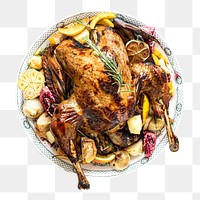 Png Thanksgiving roasted turkey , transparent background