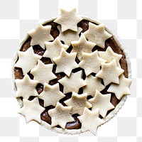 Png Christmas apple tart , transparent background