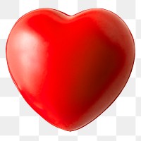 Heart shape png sticker, transparent background