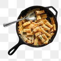 Macaroni and cheese png sticker, transparent background