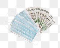 Health is wealth png sticker, transparent background