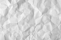 Crumpled paper png texture, transparent background