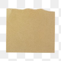 Torn note paper png sticker, transparent background