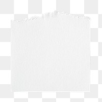 Torn note paper png sticker, transparent background