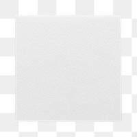 White notepad png sticker, transparent background