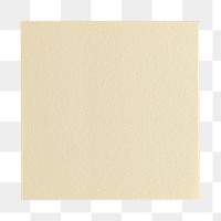 Beige paper note png sticker, transparent background