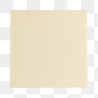 Yellow sticky note png sticker, transparent background