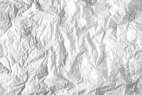 Crumpled paper png texture, transparent background