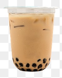 Bubble milk tea png sticker, transparent background
