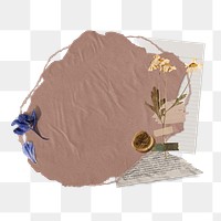 Autumn paper collage png sticker, | Premium PNG - rawpixel