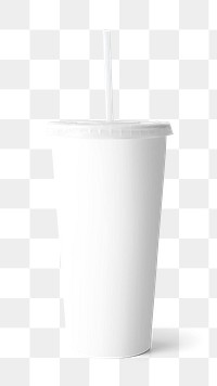 Blank soda cup png sticker, transparent background