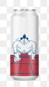 Energy drink can png sticker, transparent background