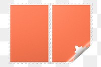 Postage stamps png, transparent background