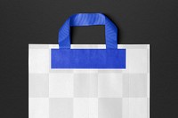 Paper shopping bag png transparent mockup