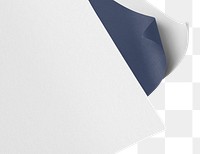 White paper  png poster, transparent background