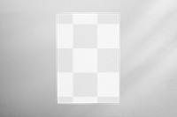 Poster paper png mockup, transparent design