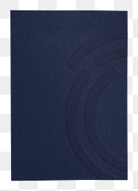 Blank blue poster png, transparent background