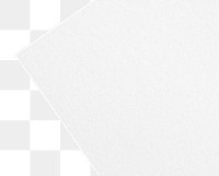 White paper  png poster, transparent background