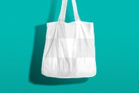 Tote bag png transparent mockup