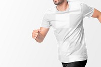 Men's t-shirt png transparent mockup