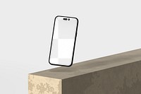 Smartphone screen png transparent mockup