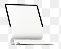 3D tablet png sticker, transparent background