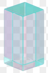 PNG  rectangular prism, 3D geometric shape, transparent background