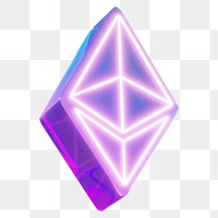 Ethereum icon png, transparent background. BANGKOK, THAILAND, 3 MARCH 2023