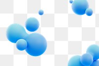 PNG blue liquid fluid border, transparent background